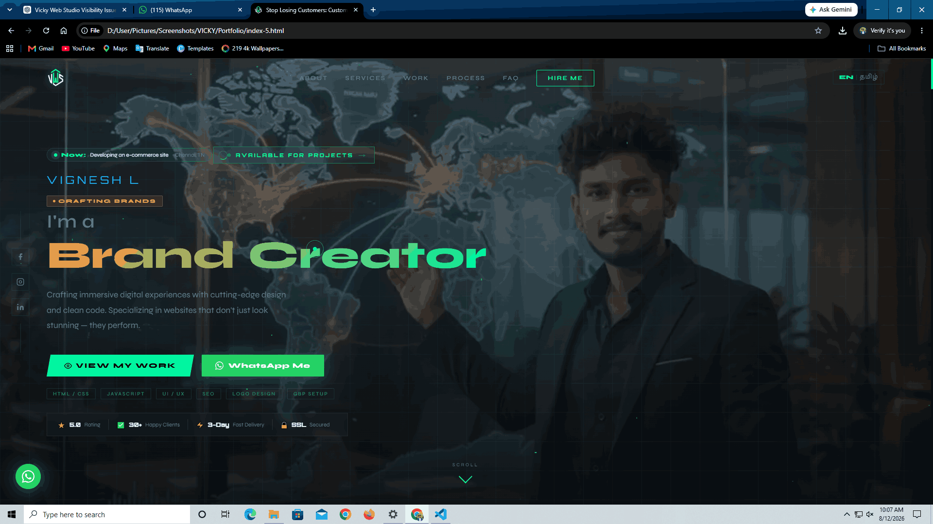 After — VWS redesigned website
